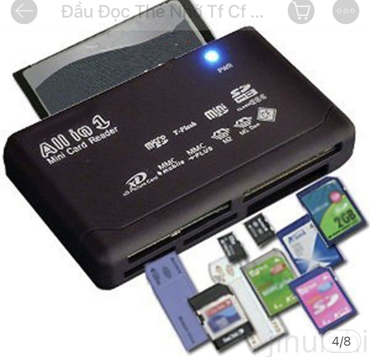 [HCM]Đầu Đọc Thẻ Nhớ đa năng Tf Cf Sd Mini Sd Sdhc Mmc Ms Xd