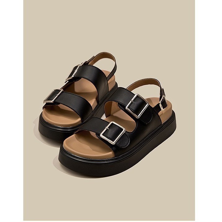 Sandal nữ quai da mềm mịn LEGEND chất êm ái fullbox QC