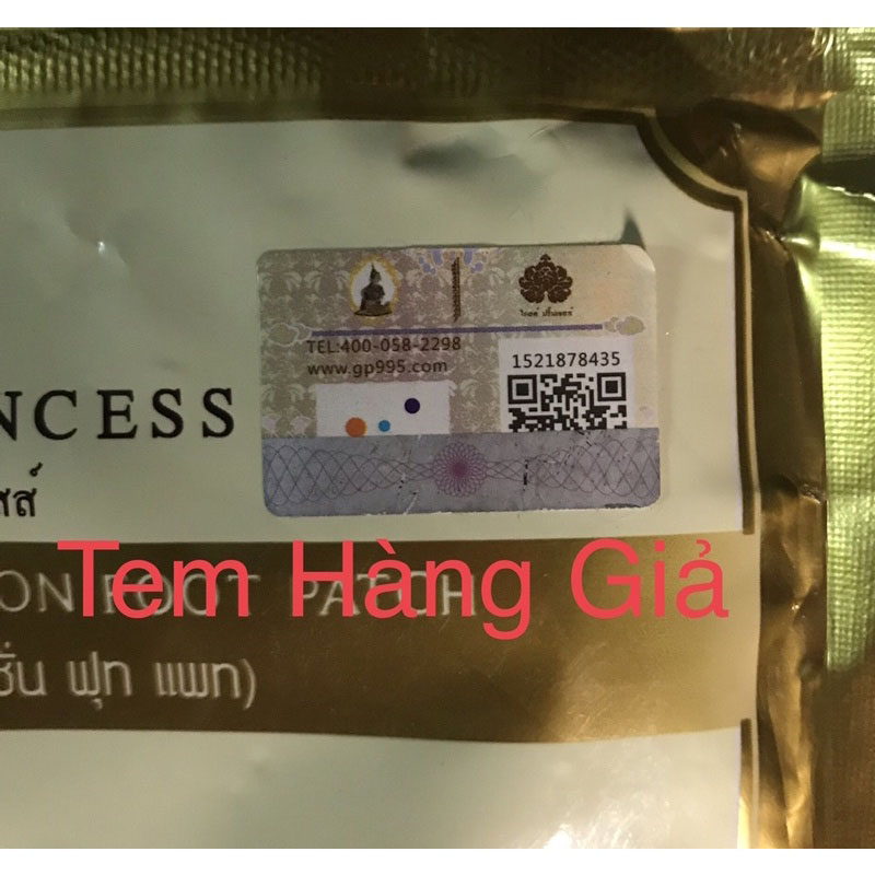 Combo 2 Gói dán thải độc chân chính hãng Gold Princess Thái Lan (gói 10 miếng)
