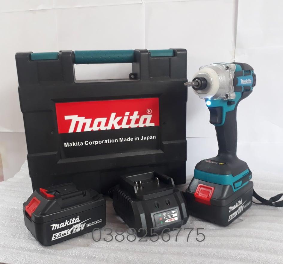 MÁY BẮT VÍT MAKITA KHÔNG THAN 72V (kèm 2pin.tặng mũi bắt vít)