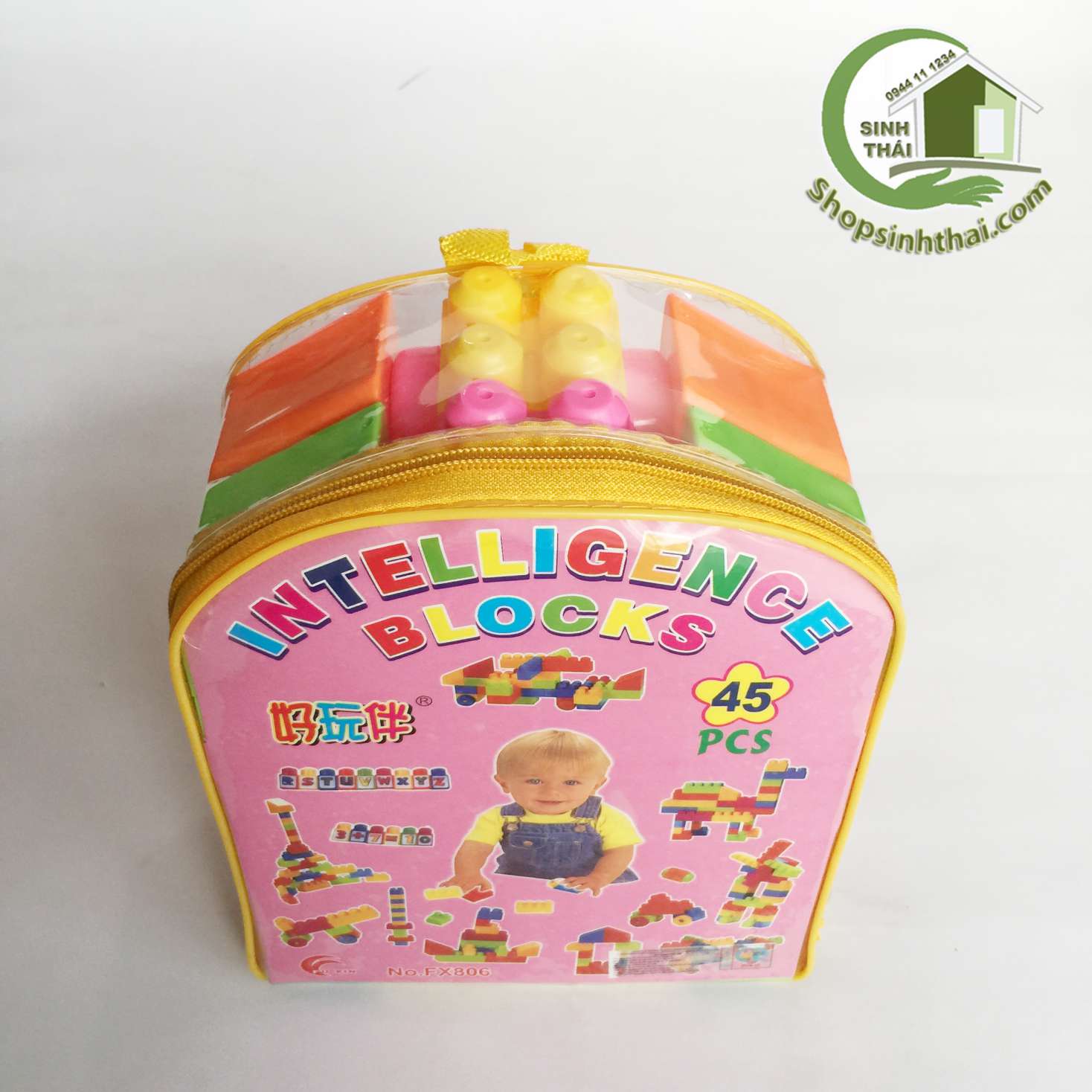 [HCM]Bộ đồ chơi lắp ráp xếp hình lego trong balo dễ thương