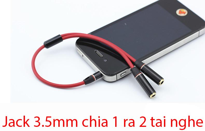 [HCM]Jack chia tai nghe 1 ra 2 tai nghe