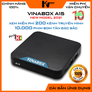 Quality Android TV Box Vinabox A15 xem truyền hình bản quyền miễn phí hệ điều hành Android TV 10.0 thumbnail