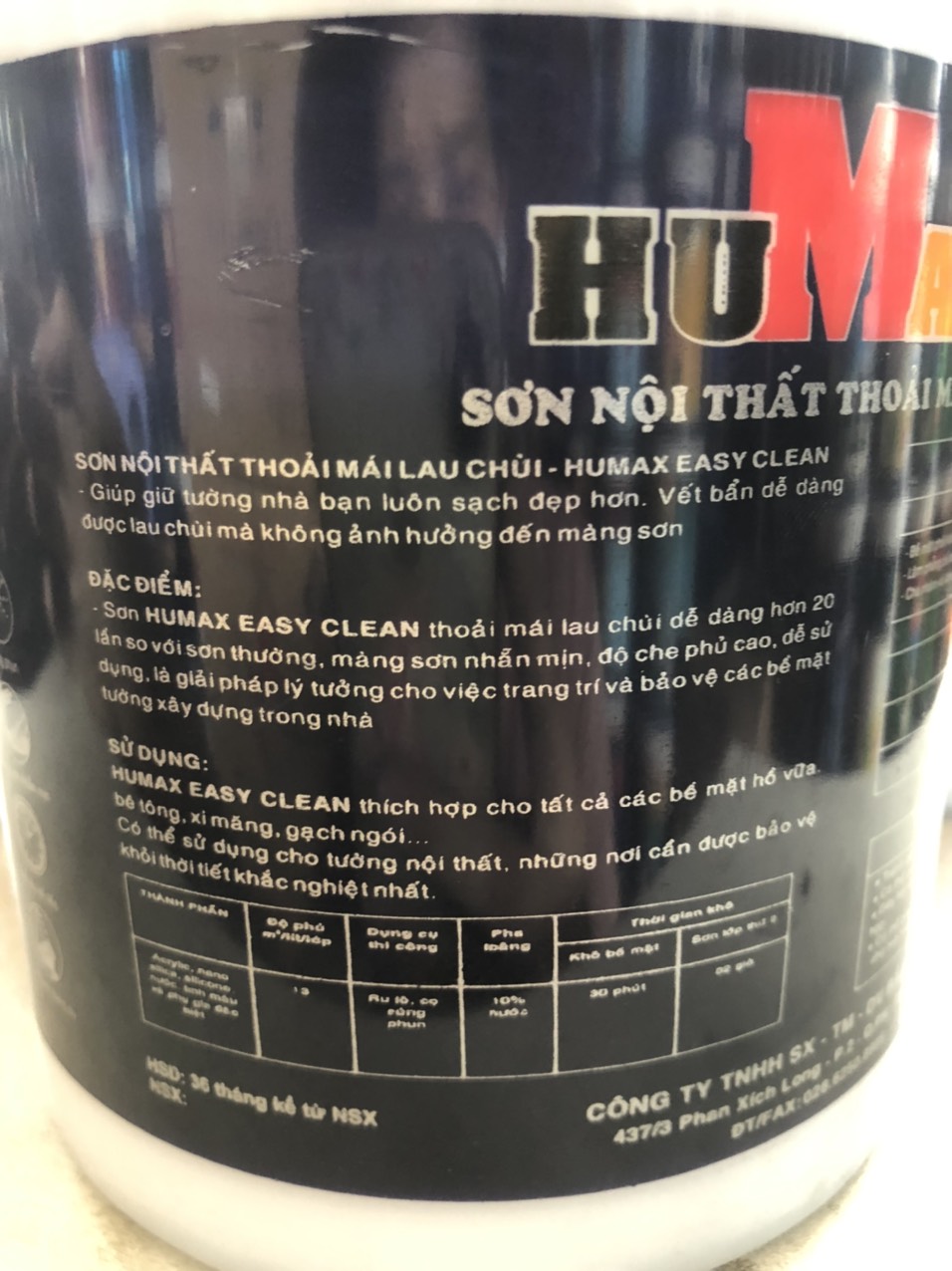 SƠN TRONG NHÀ LAU CHÙI EASY LEAN 1lít/ Trắng