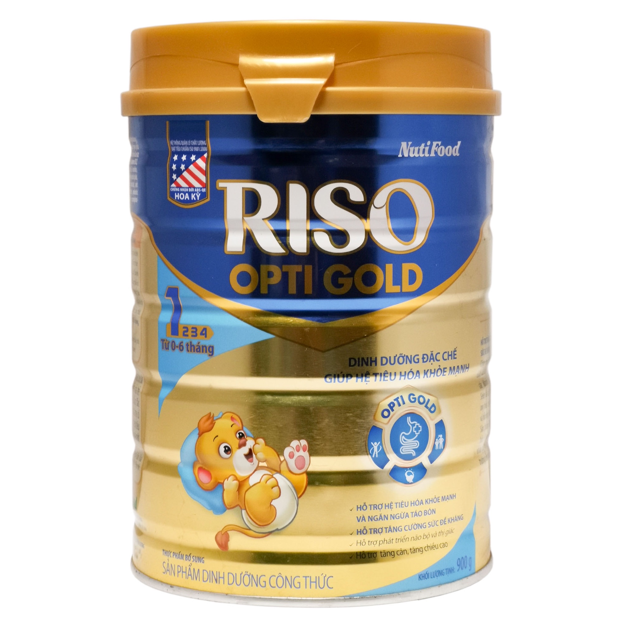 [Hoàn tiền 12%] Sữa Bột Riso Opti gold 1 850g