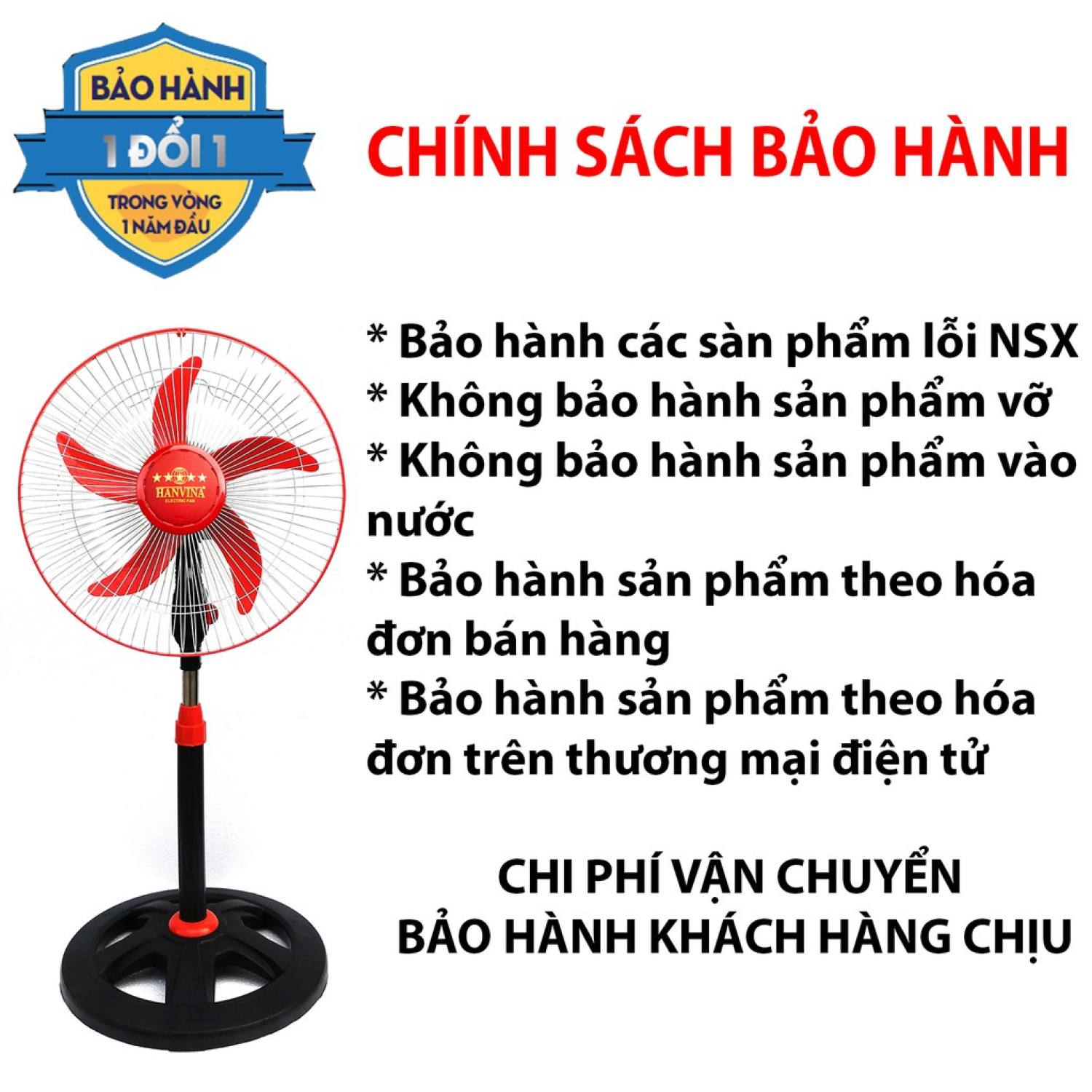 [Mã ELHA22 giảm 5% đơn 300K] [FREESHIP TỪ 50K] QUẠT LỠ CÔNG NGHIỆP B4 HANVINA