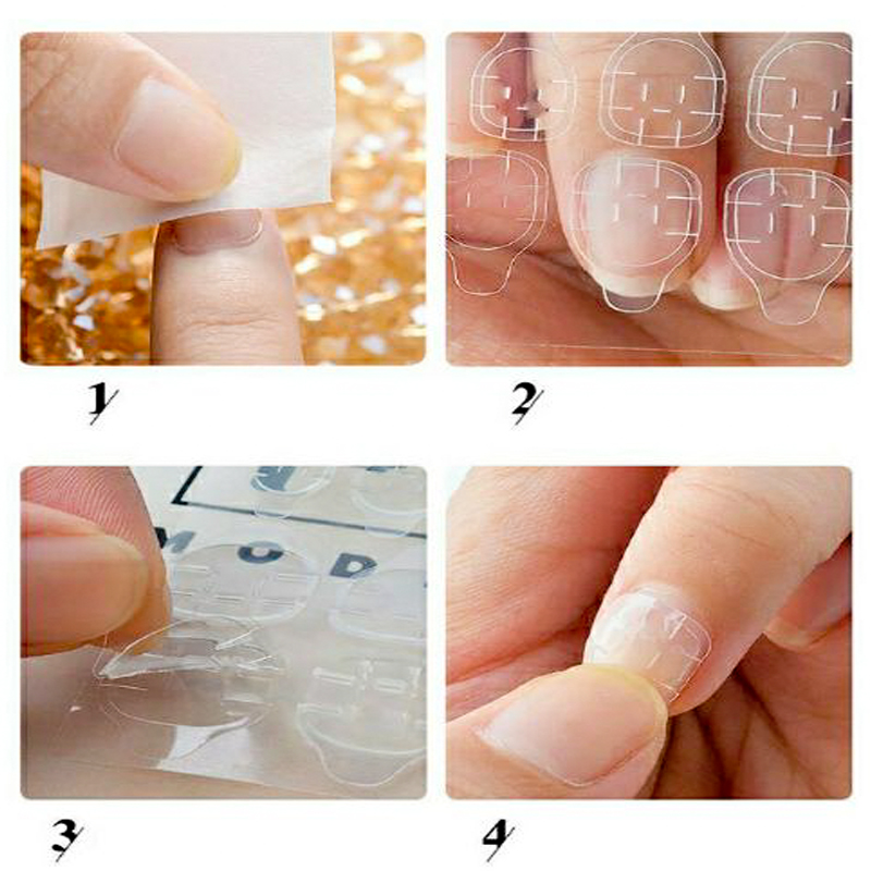 5 bộ 120 miếng keo mềm dán móng giả