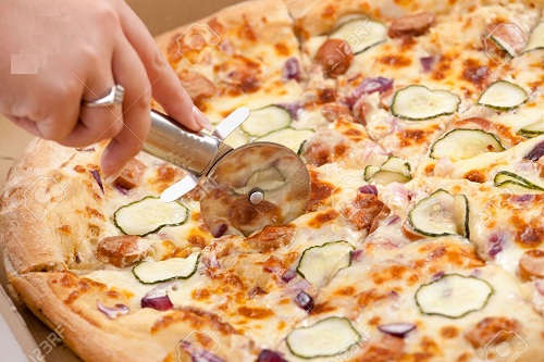 [HCM]Dao cắt pizza cao cấp inox