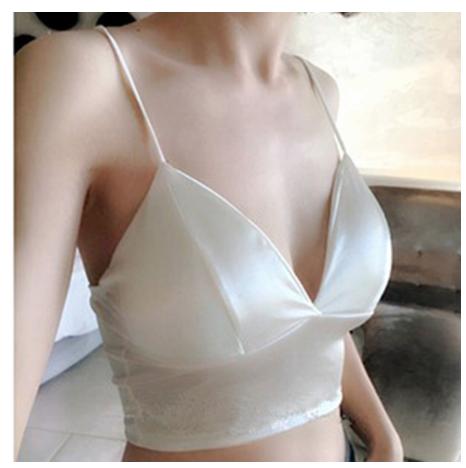[HCM]Áo Bra Satin Phi Bóng Bản To