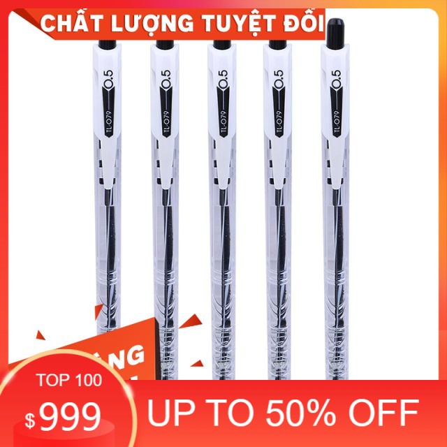 Vỉ 5 bút bi thiên long tl-079 treedee