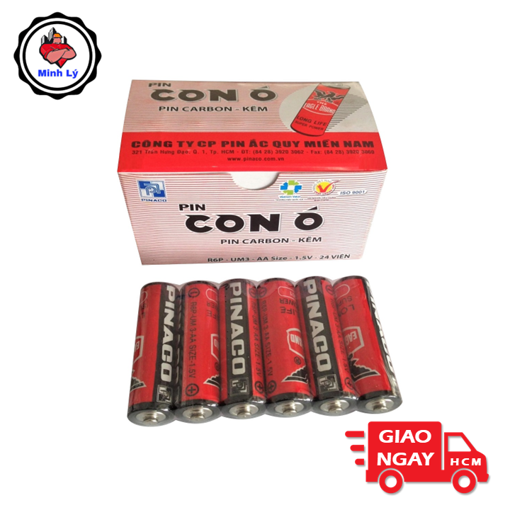 Pin AA con Ó 6 viên