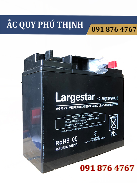 Ắc quy  12V-20Ah Largestar -  Dùng Cho Bộ Lưu Điện UPS