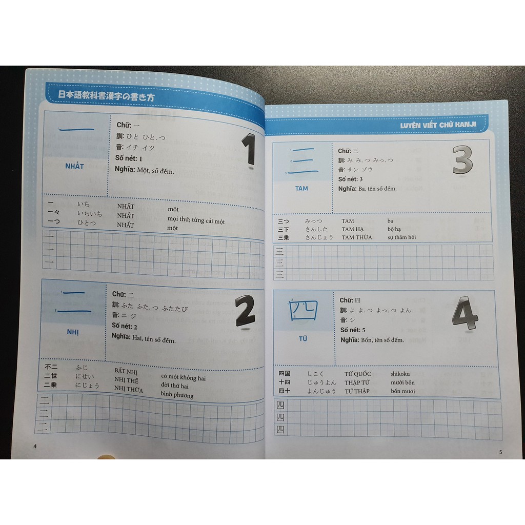 Sách Tiếng Nhật - Luyện Viết Chữ Kanji