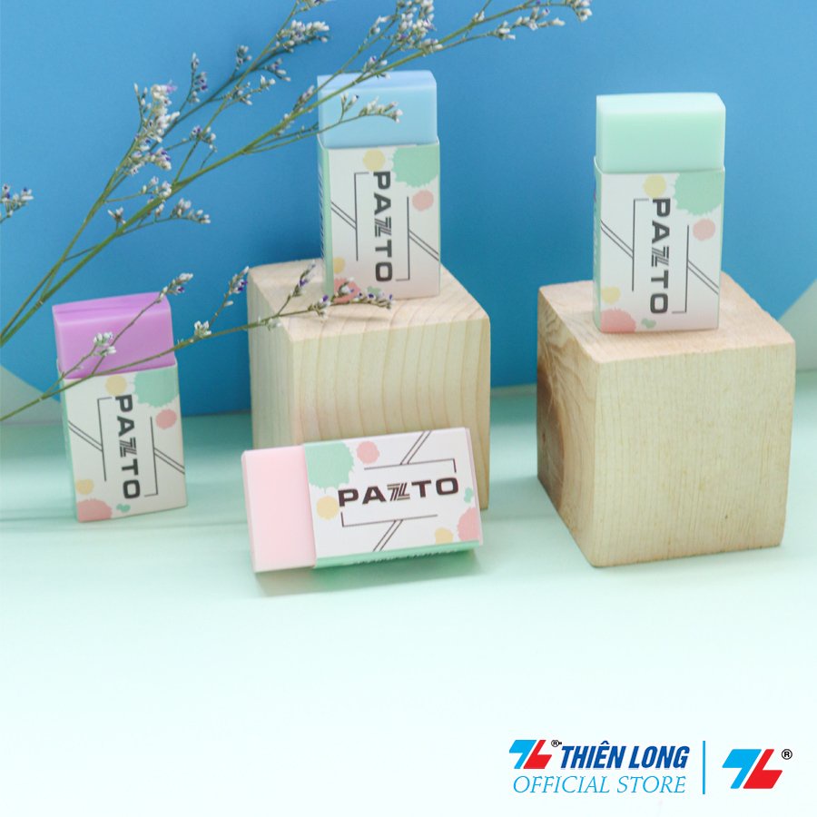 Combo 5 Cục Gôm tẩy không mùi Thiên Long Pastel Pazto Thiên Long E-010