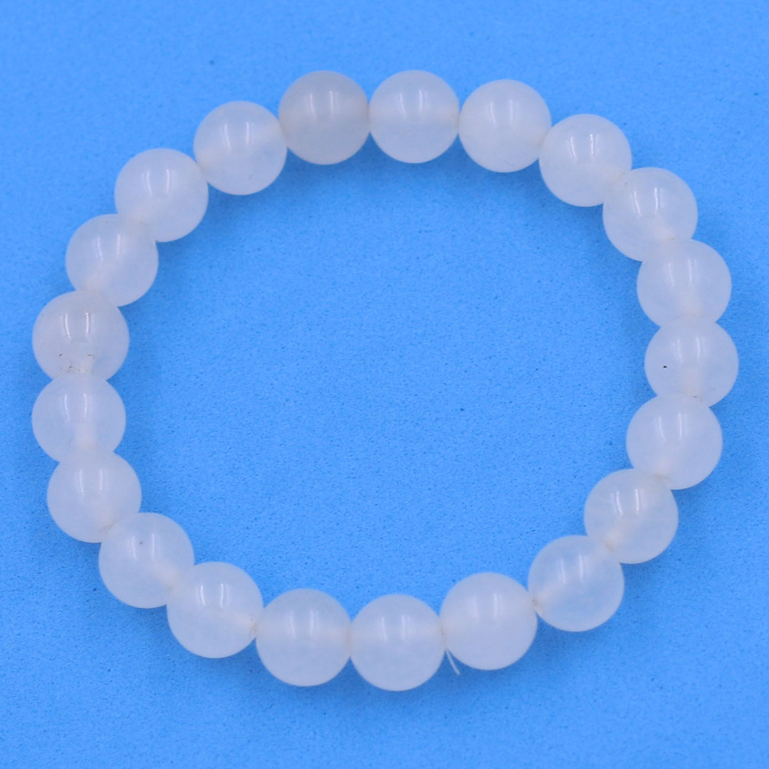 Bracelet quartz stone 8 MM 21 beads