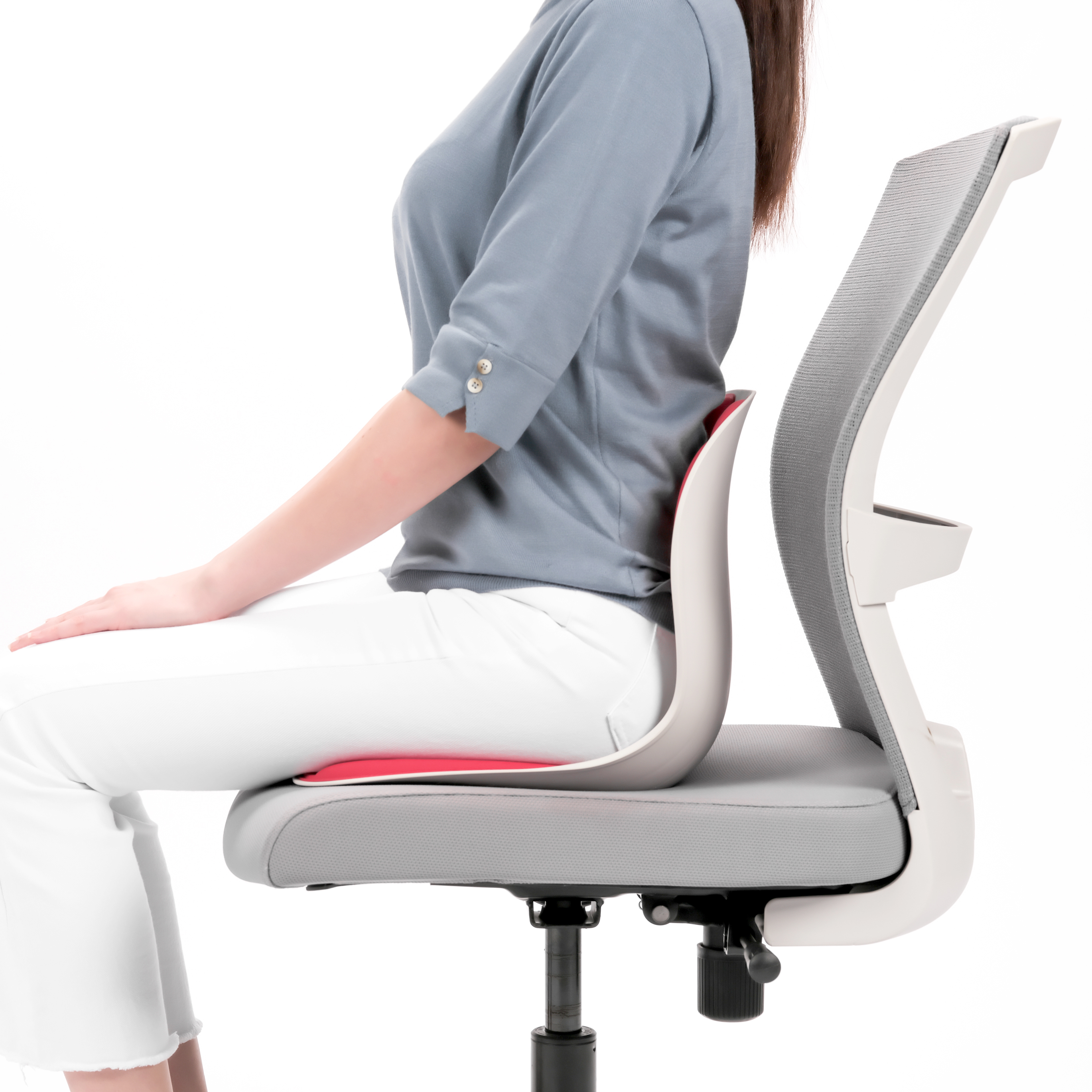 Ghế  chống gù Curble Chair Wider, phù hợp khoảng cân nặng 40-60kg, điều chỉnh tư thế ngồi, Hỗ trợ giảm áp lực cho cột sống Hàn Quốc [CHÍNH HÃNG ABLUE ]