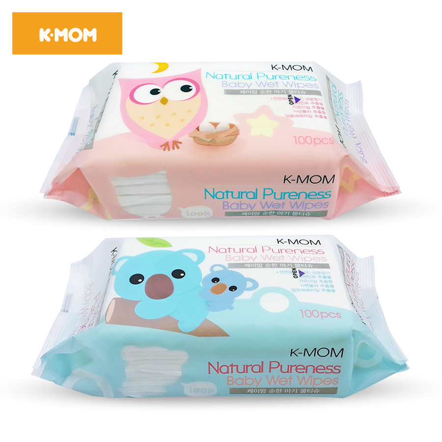Khăn ướt cao cấp K-Mom Hàn Quốc (100C)