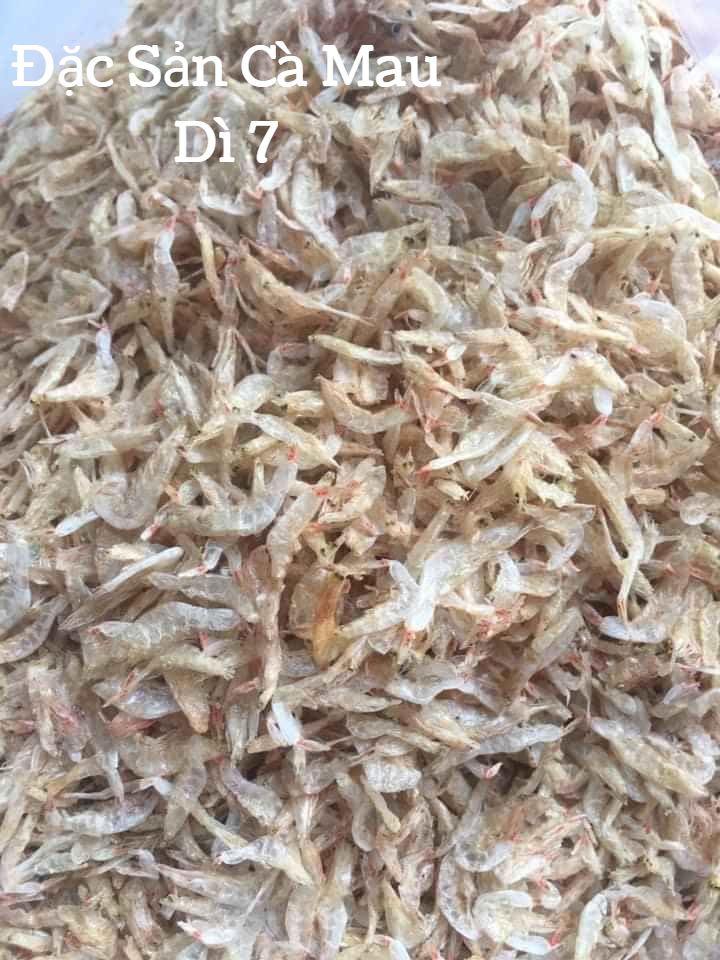 [1KG] Ruốc khô (Tép khô) Cà Mau trắng sạch đẹp nhà tự phơi