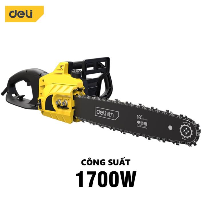 Máy Cưa Xích Điện Cầm Tay Deli - g Suất Lên Tới 2000W, Lưỡi Cưa 405mm, Động Cơ Lõi Đồng DL674052 - Hình ảnh 8