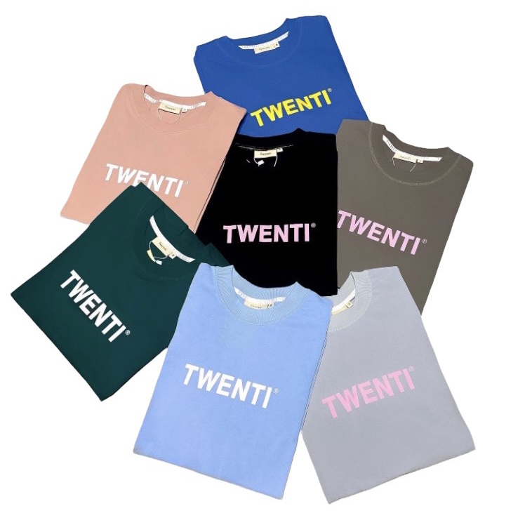 [Nhập Lazxuhuong03 - Giảm 40k/299k]ÁO THUN TWENTI COTTON FORM OVERSIZE ĐƠN GIẢN