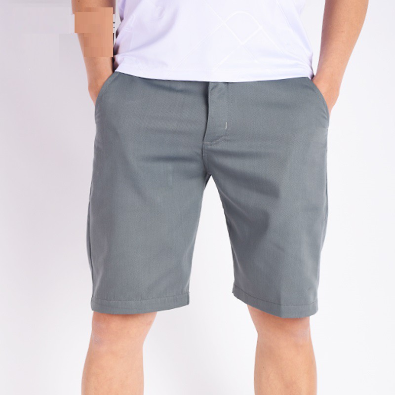 Quần short kaki dây kéo nam chuẩn đẹp