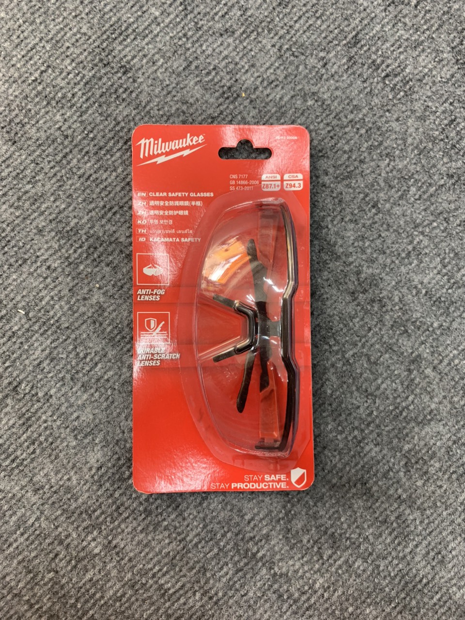 Kính bảo hộ Milwaukee 48-73-2000A 48-73-2005A