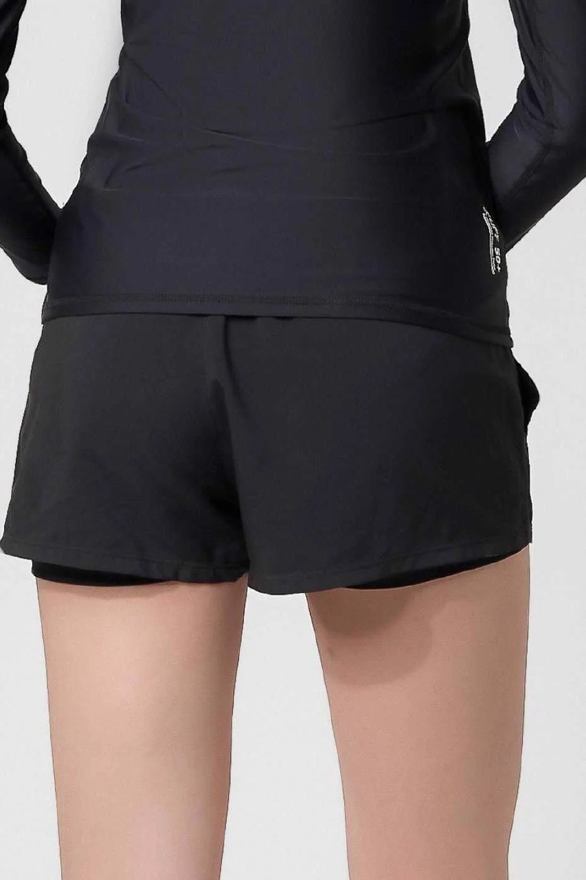 Quần Short Nữ Sobie 2layer Black