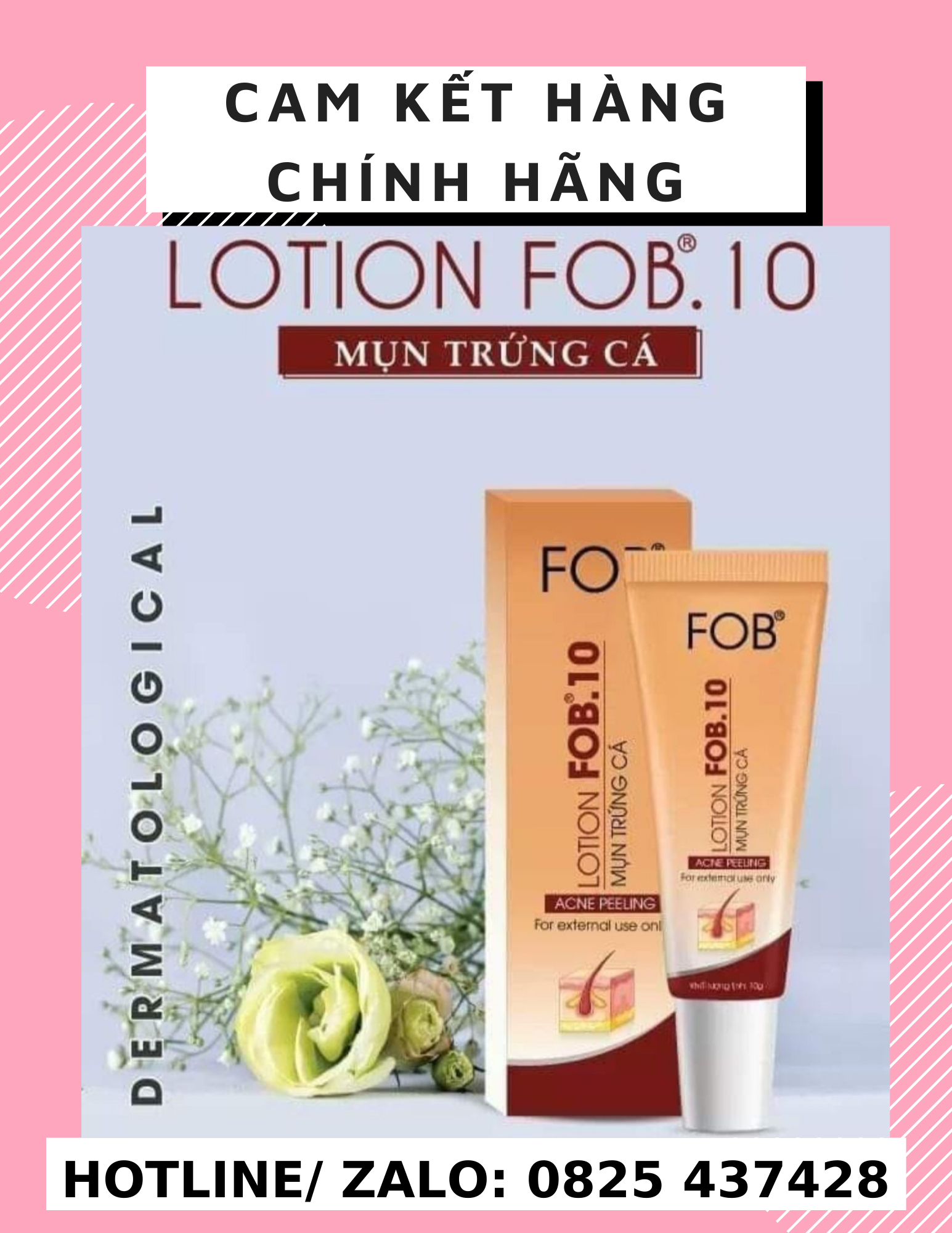 Chấm mụn FOB 10 Lotion
