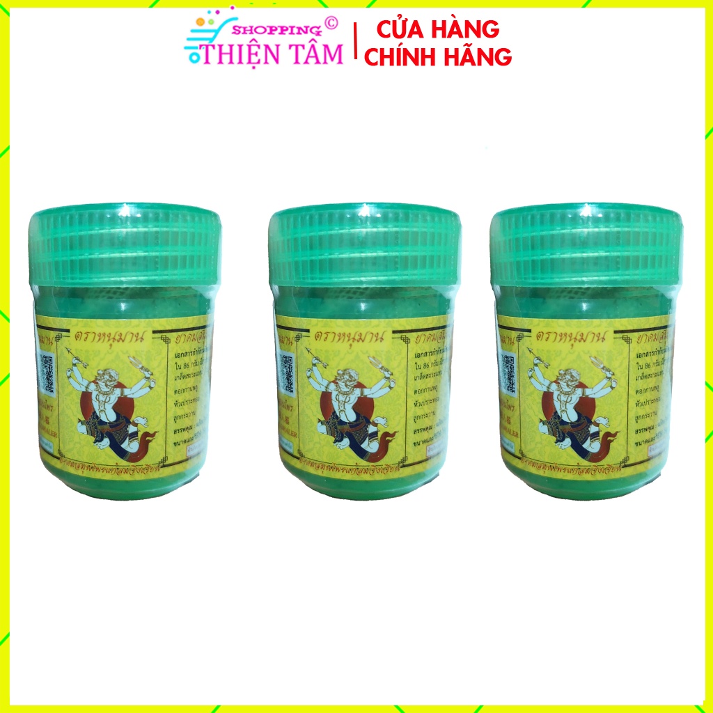   Chính Hãng  Lọ hít thông mũi Hanuman INNO Thái Lan ống hít thảo mộc giảm nghẹt mũi giảm căng thẳng 