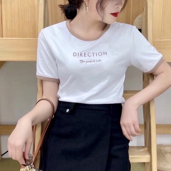 Áo croptop Direct phối cổ