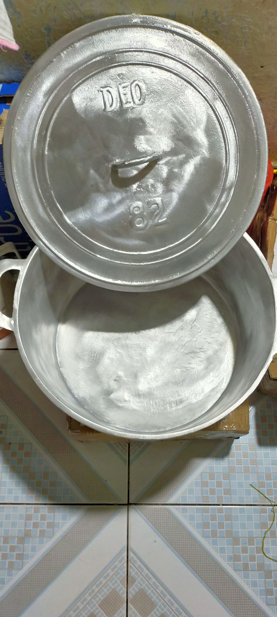 nồi gang đúc số 62 dk35cm đã xoa bóng