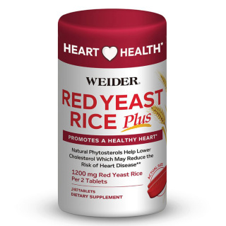 Viên uống giảm nguy cơ tim mạch Weider Red Yeast Rice Plus 1200 mg 240 viên thumbnail