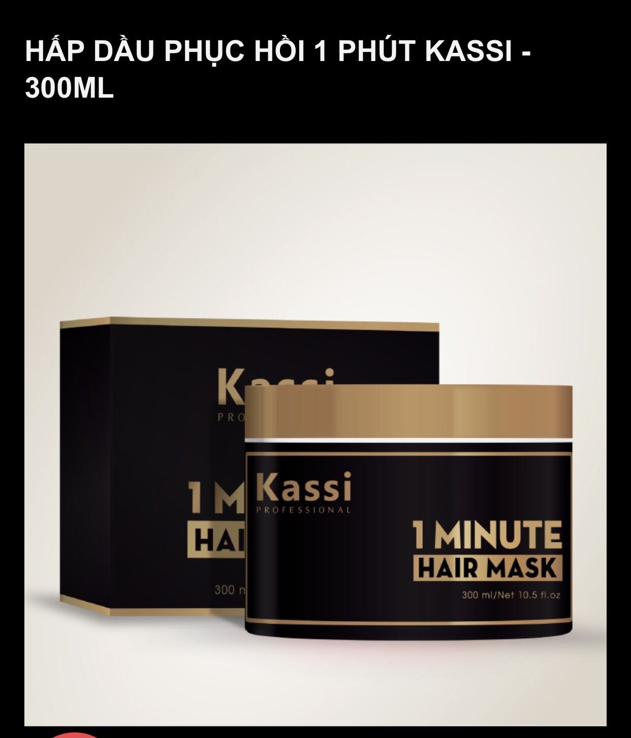 Hấp dầu 1phut Kassi 300ml - Kem hấp ủ tóc phục hồi 1 phút kassi - hiệu quả - nhanh chóng - mềm mượt