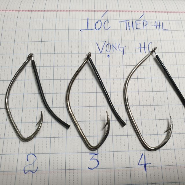 Lưỡi câu cá lóc THÉP HL-VỌNG HC