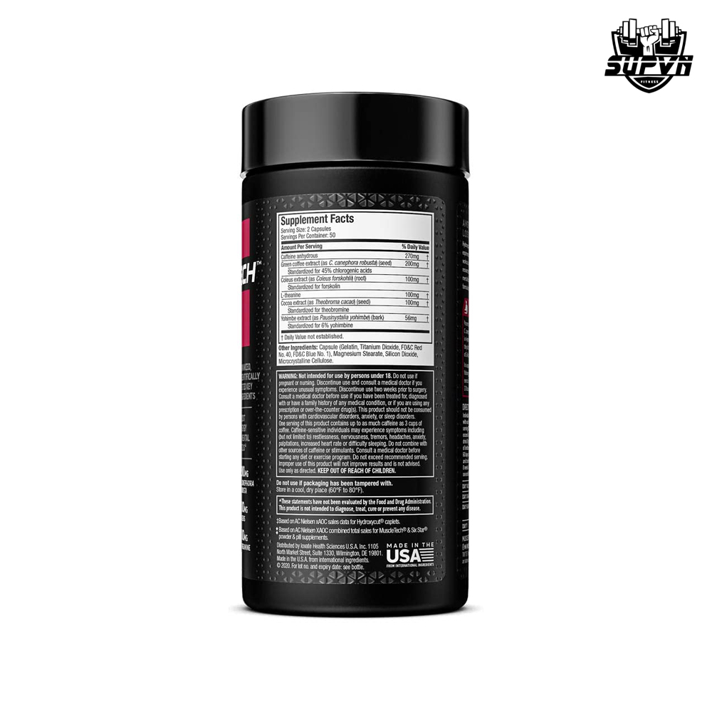 Hydroxycut Elite 100 viên - Viên uống đốt mơ giảm cân Hydroxycut Muscletech