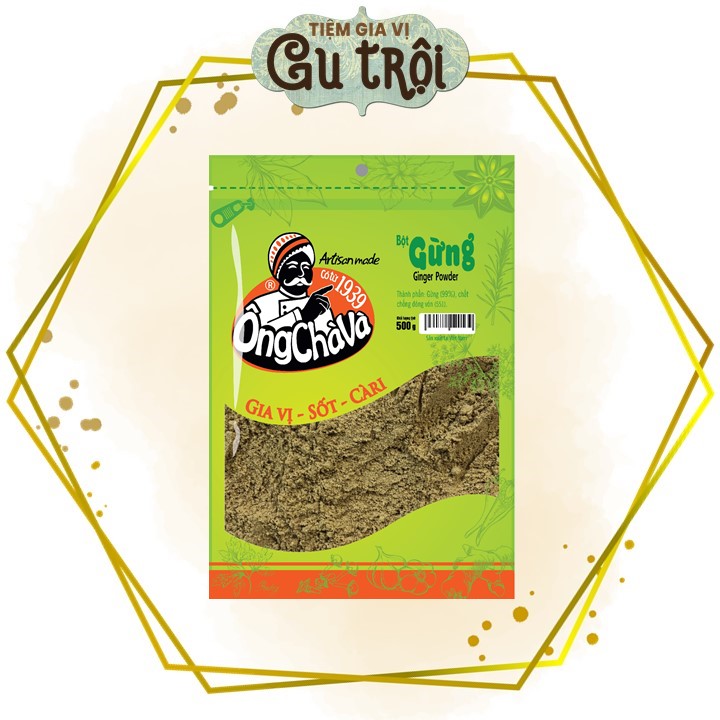 Bột gừng Ông Chà Và 500gram (Túi)