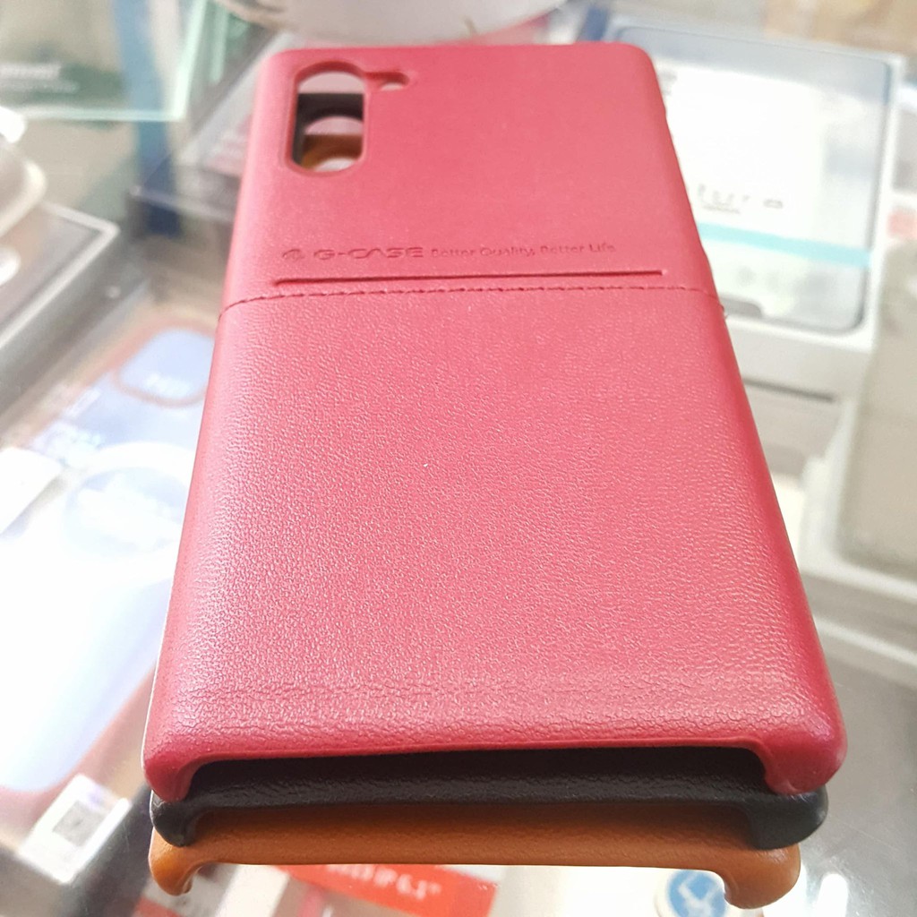 Ốp Lưng Samsung Note 10 Da G-Case, Ốp Lưng Da Note 10 G-Case.
