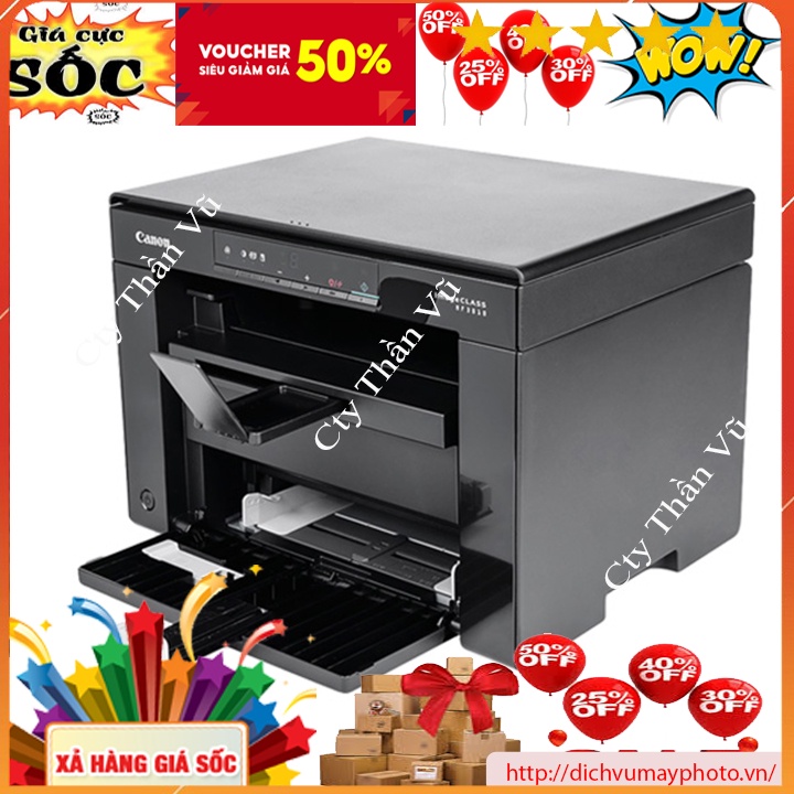 Used canon mf3010 multi-function laser printer ineco