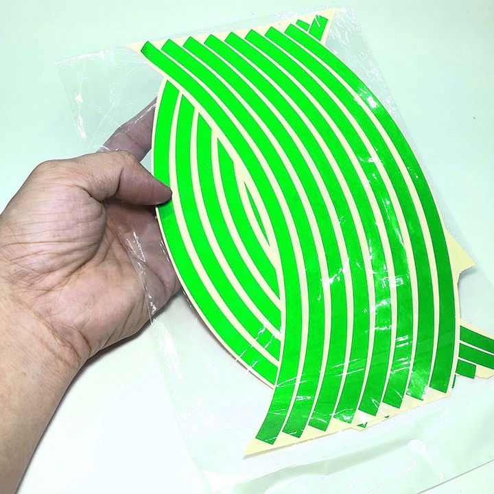 [FREESHIP] Tem dán vành xe phản quang-Tem xe máy-Tem dán mâm xe phản quang