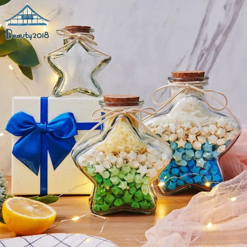 Lọ Điều Ước Giấy Xếp Hình Ngôi Sao
