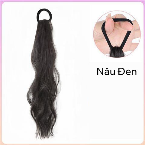 Tóc giả cột 2 bên tạo kiểu thắt bím Koty, tóc giả bím hai bên cho nữ TG437