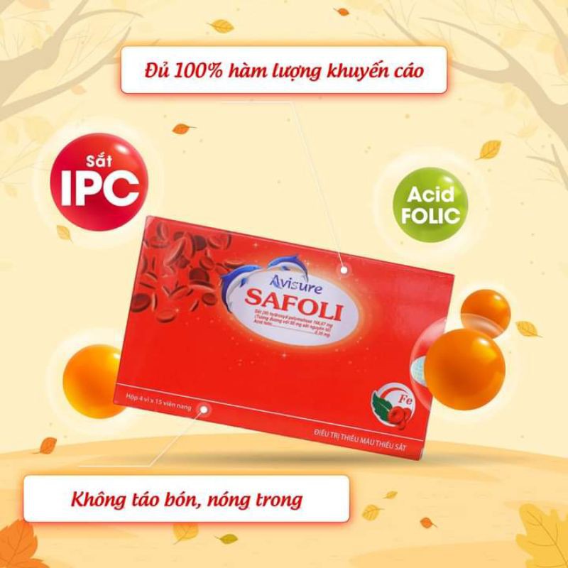 Bộ ba vi chất Avisure Sắt - Canxi -DHA cho mẹ bầu