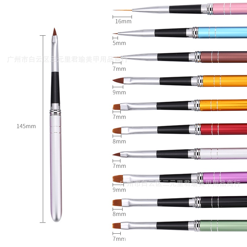 Bộ cọ cán nhôm 10 cây