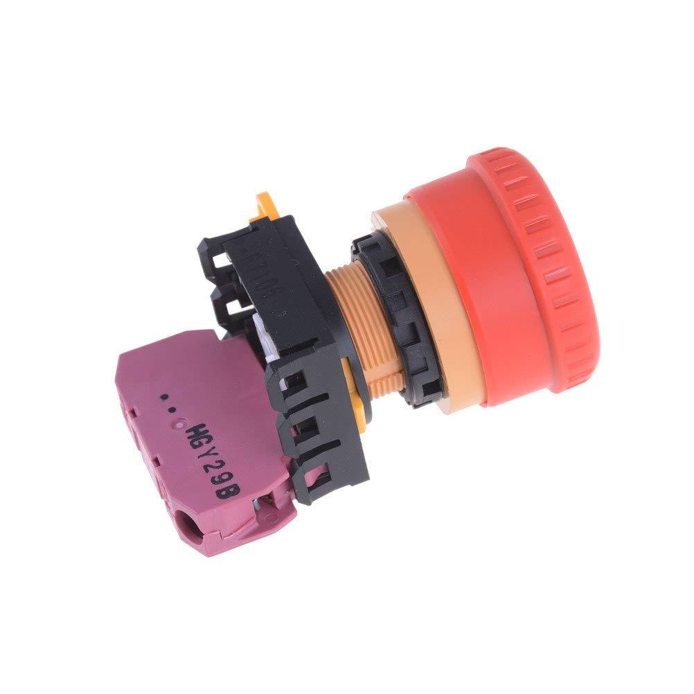 Nút Dừng Khẩn IDEC - YW1B-V4E01R - 1NO/NC_22mm - Dừng Khẩn Phi 22 Idec - Nút Stop IDEC