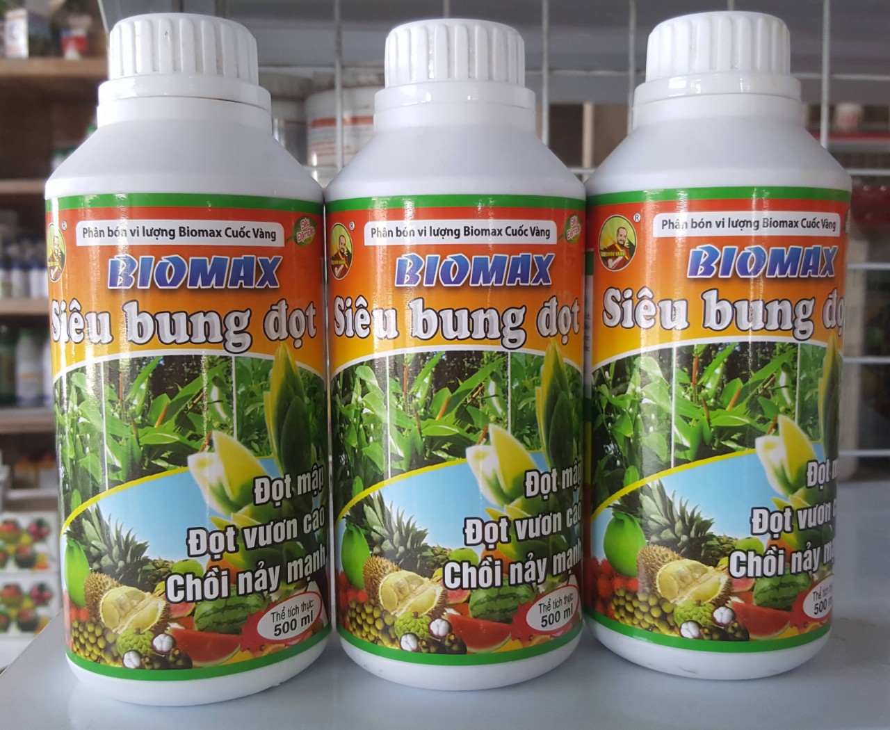 Phân bón vi lượng BIOMAX  - Siêu dung đọt - Chai 500ml