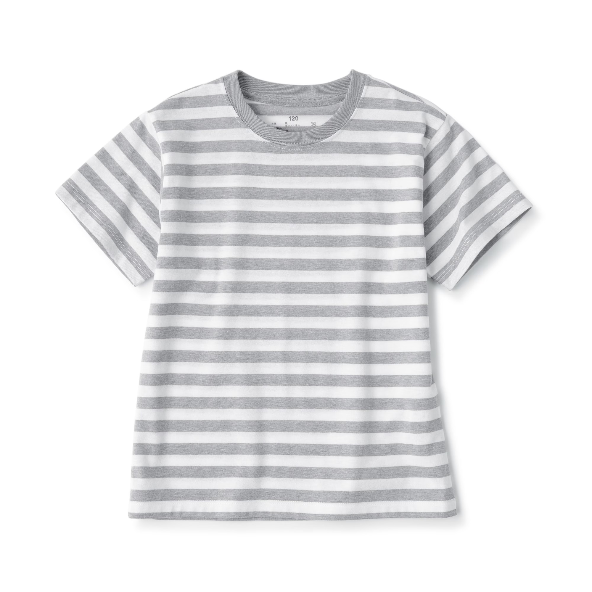 Áo thun cổ tròn ngắn tay - trẻ em muji