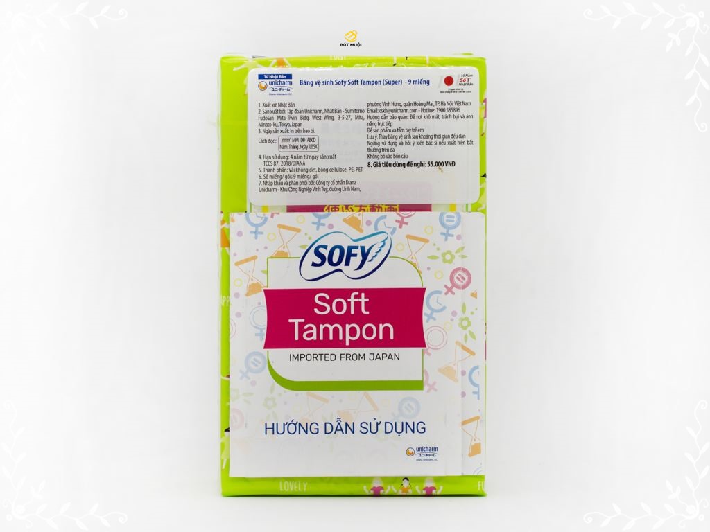 Tampon Sofy siêu thấm 9 que - CTY BÁT MUỘI