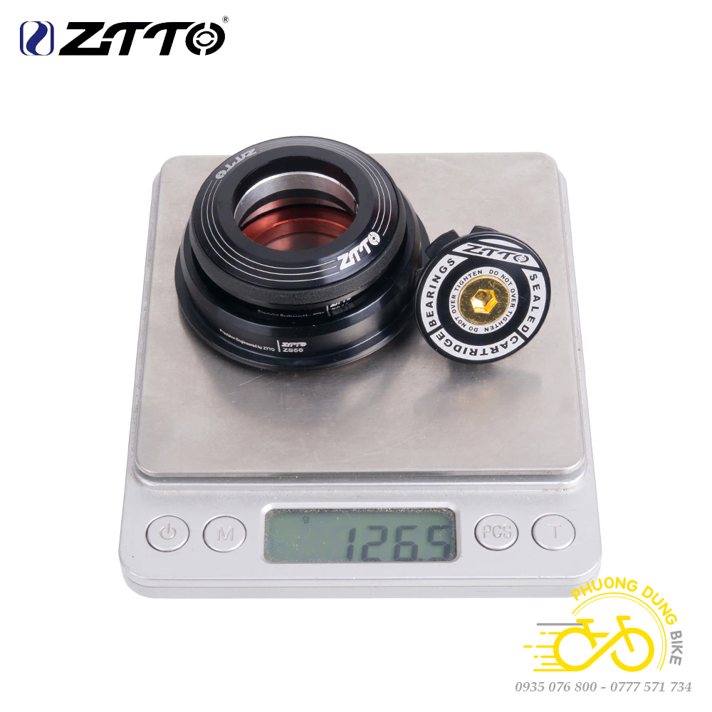 Chén cổ bát phốt thả bạc đạn xe đạp ZiTTO 44/56mm