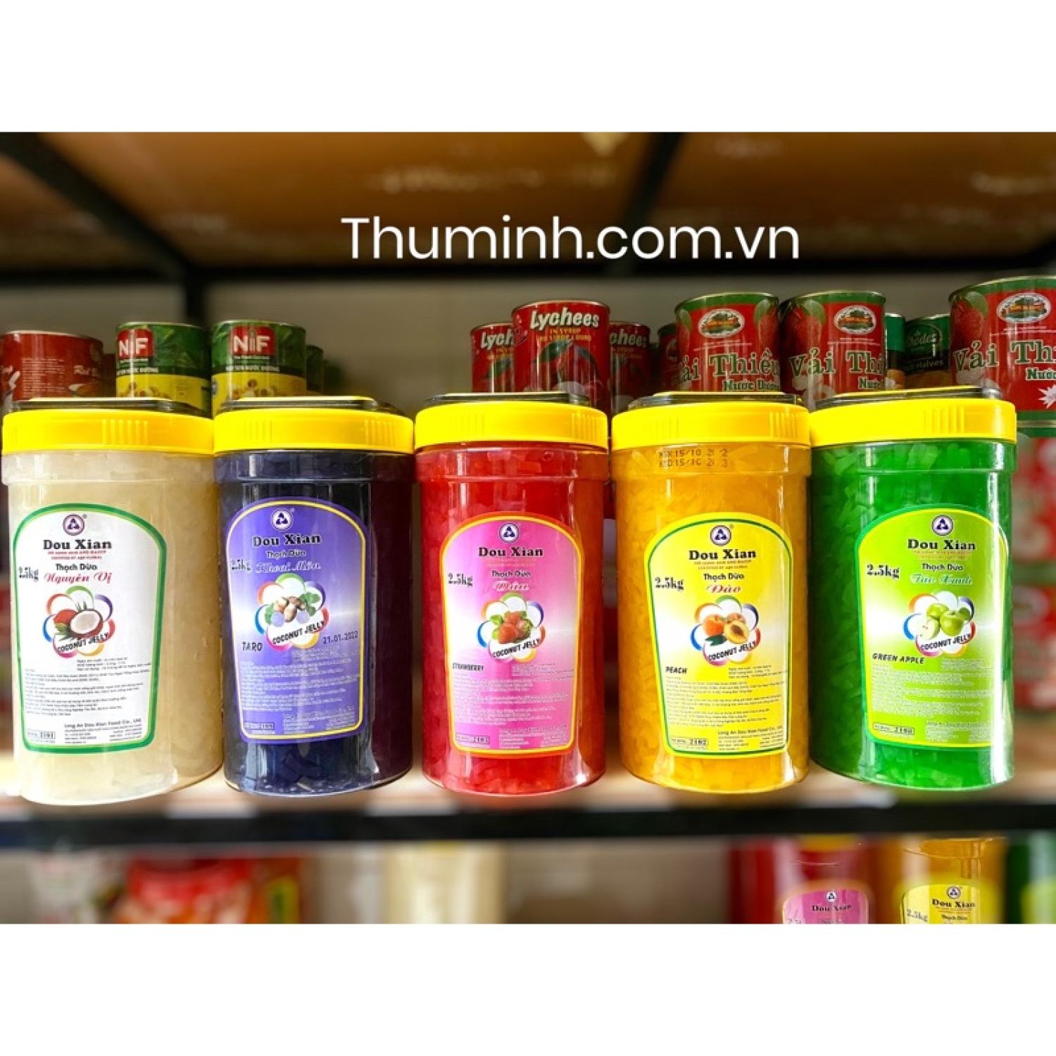 Thạch Dừa Douxian Hàng Huy Hộp 2.5kg