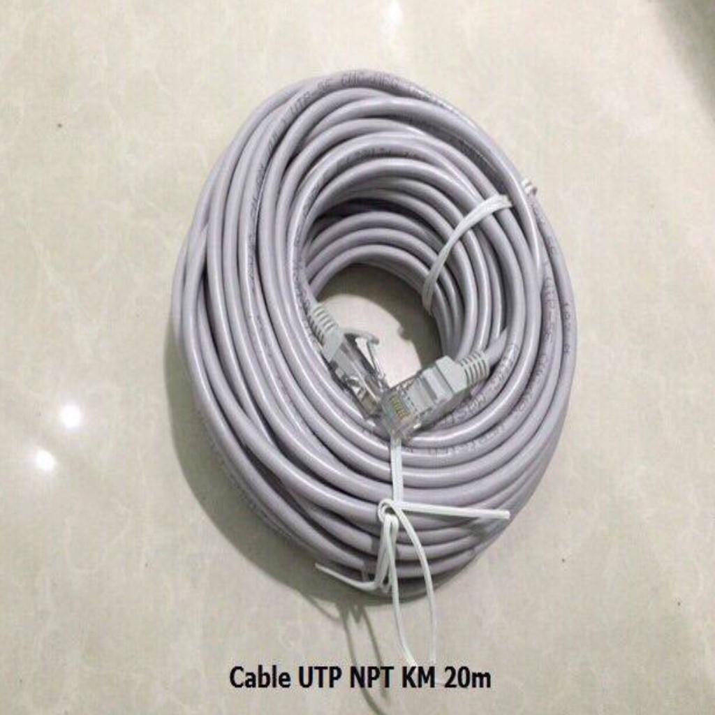Dây cable mạng bấm sẵn utp npt